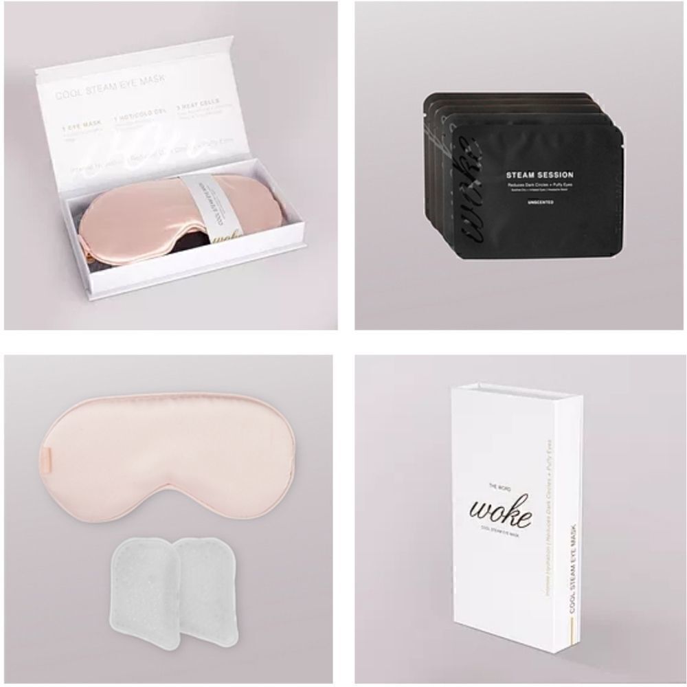 The Word Woke Cool Steam Eye Mask Kit - NWT